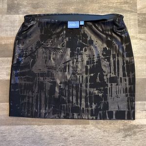 🖤 Simply Vera Vera Wang Ponte Knit Mini Skirt size L